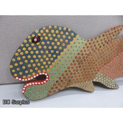 S-50: Folk Art Fish – Signed