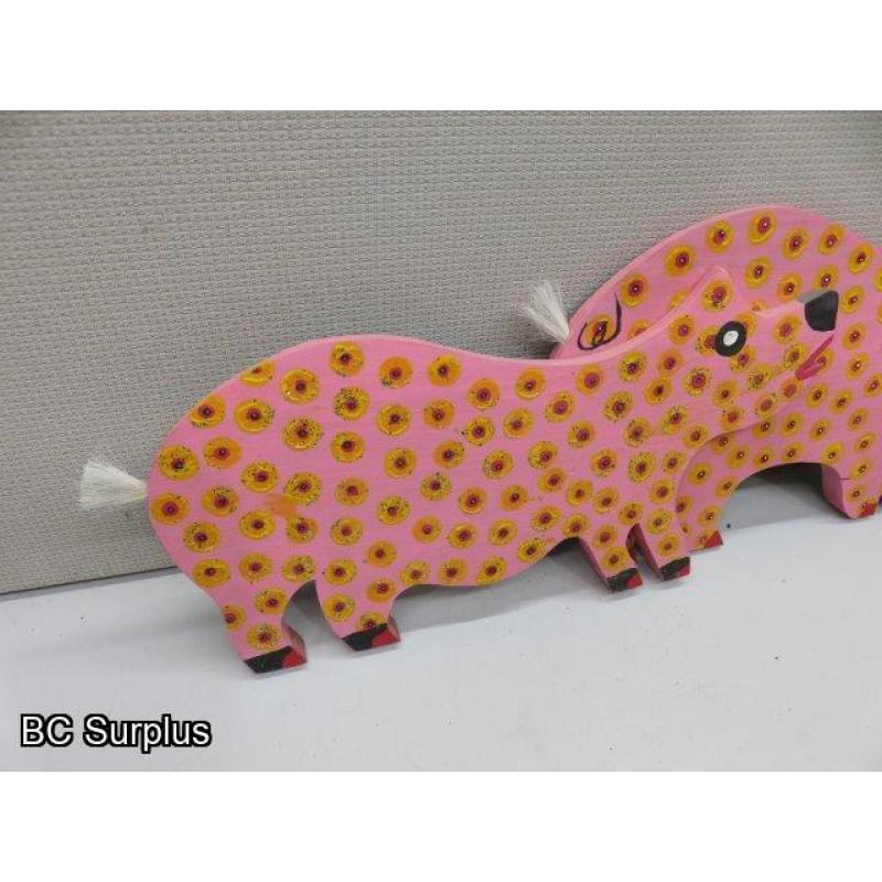 S-53: Folk Art Pigs – Signed