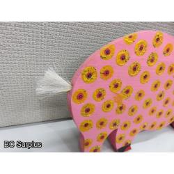 S-53: Folk Art Pigs – Signed