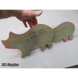 S-53: Folk Art Pigs – Signed