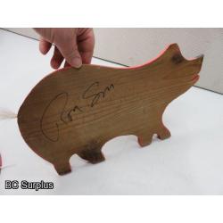 S-54: Folk Art Pig – Signed