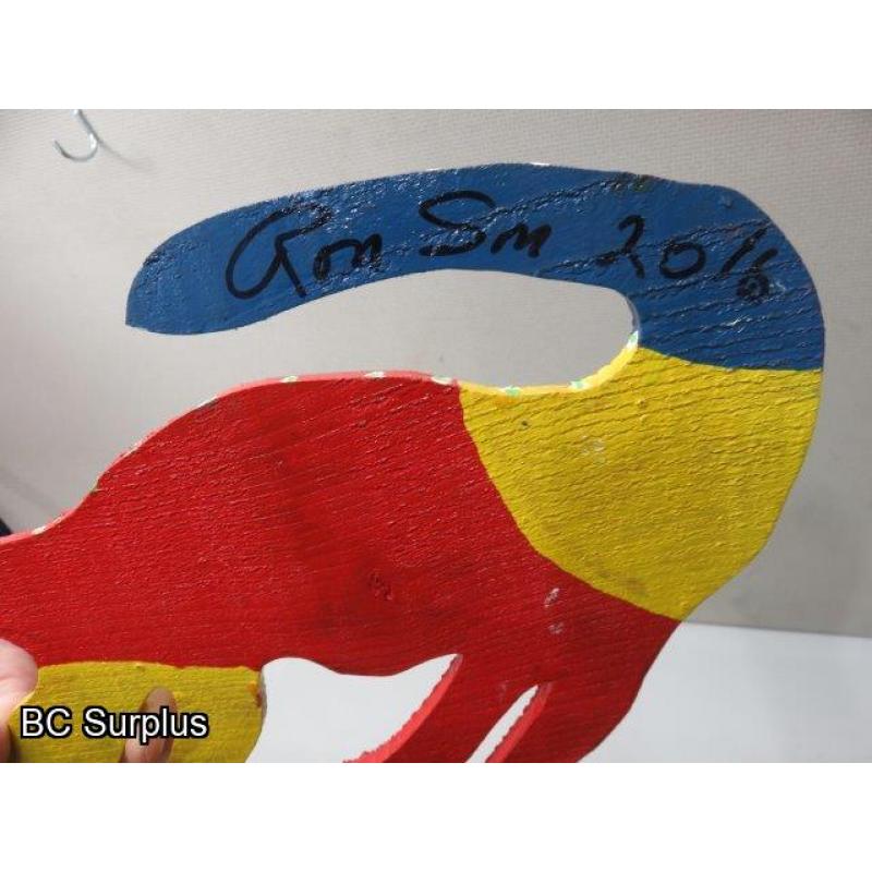 S-56: Folk Art Kool Kat – Signed