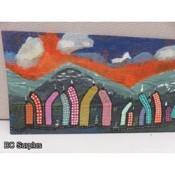 S-59: Folk Art Painting – Signed & Dated