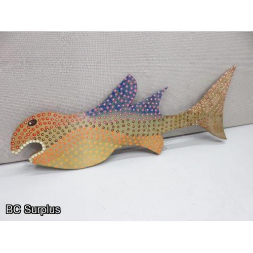 S-61: Folk Art Tropical Fish – Signed & Dated