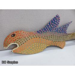 S-61: Folk Art Tropical Fish – Signed & Dated