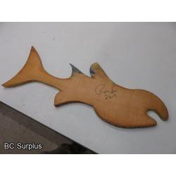 S-61: Folk Art Tropical Fish – Signed & Dated