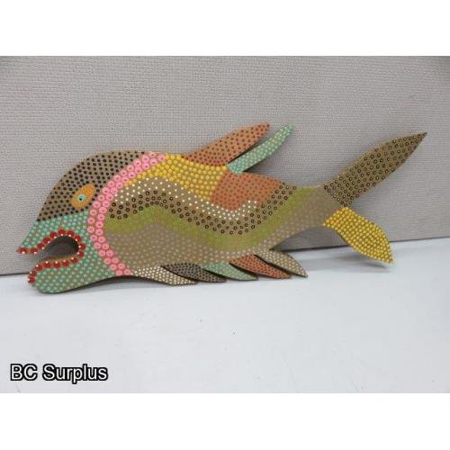 S-62: Folk Art Fishy – Signed & Dated