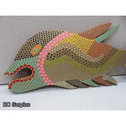 S-62: Folk Art Fishy – Signed & Dated