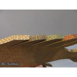 S-62: Folk Art Fishy – Signed & Dated