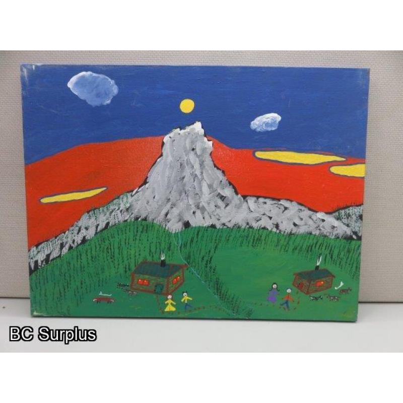 S-122: Original Folk Art Painting