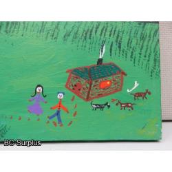 S-122: Original Folk Art Painting