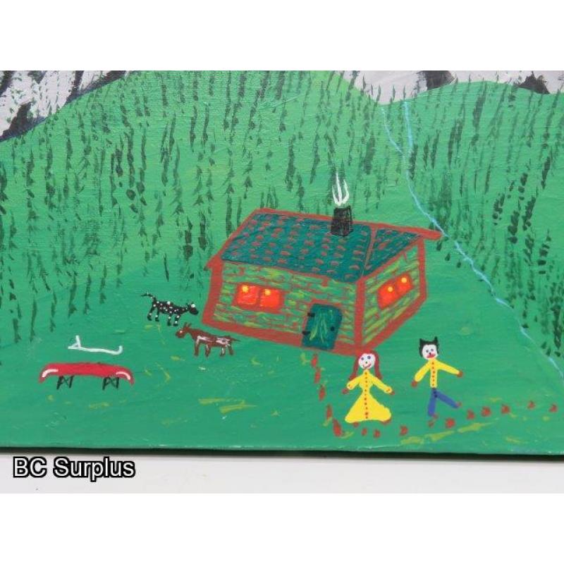 S-122: Original Folk Art Painting