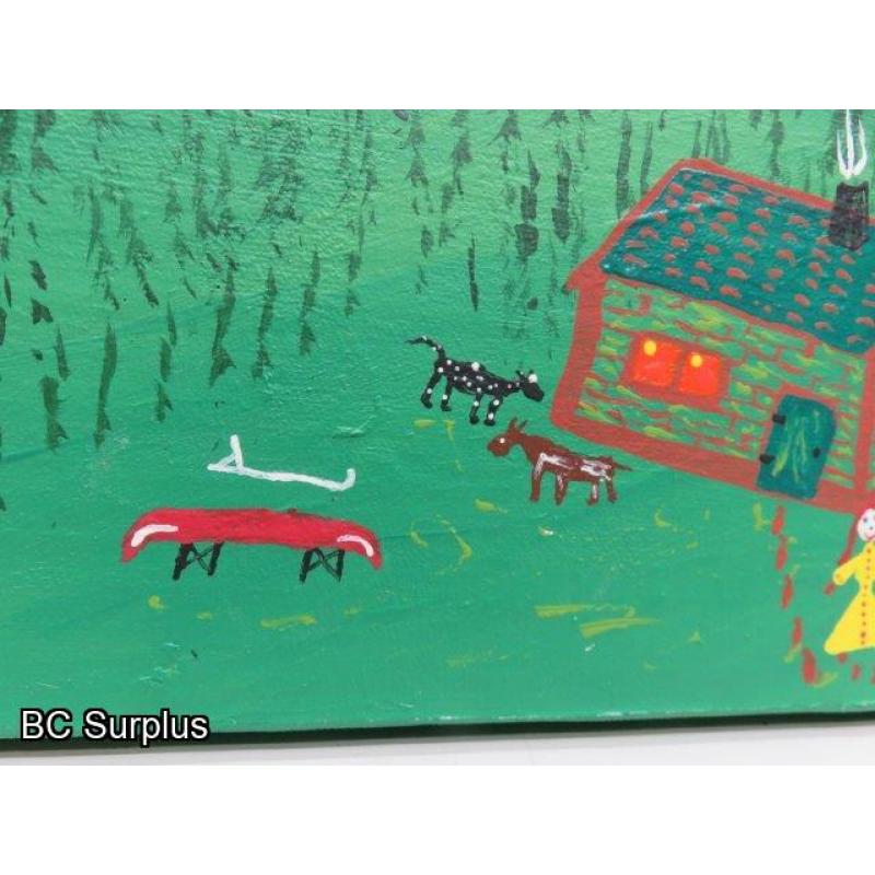 S-122: Original Folk Art Painting