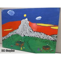 S-122: Original Folk Art Painting