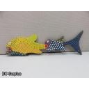 S-130: Folk Art Painted Fish