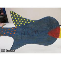 S-130: Folk Art Painted Fish