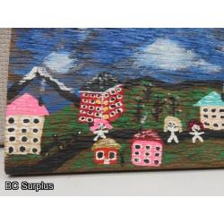 S-143: Original Folk Art Paintings – 2 Items