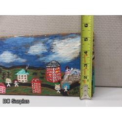 S-143: Original Folk Art Paintings – 2 Items