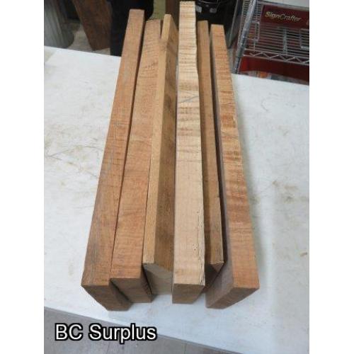 S-189: Carving & Crafting Wood Sections – Various – 6 Items