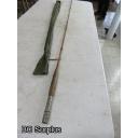 S-205: Antique Cand & Metal Fly Fishing Rod – 2 Piece