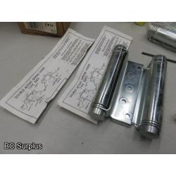 S-241: Spring-Loaded Hinges – 2 Sets