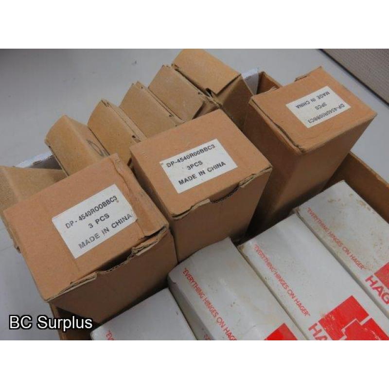 S-247: Door Hinges – Various Types – 1 Lot