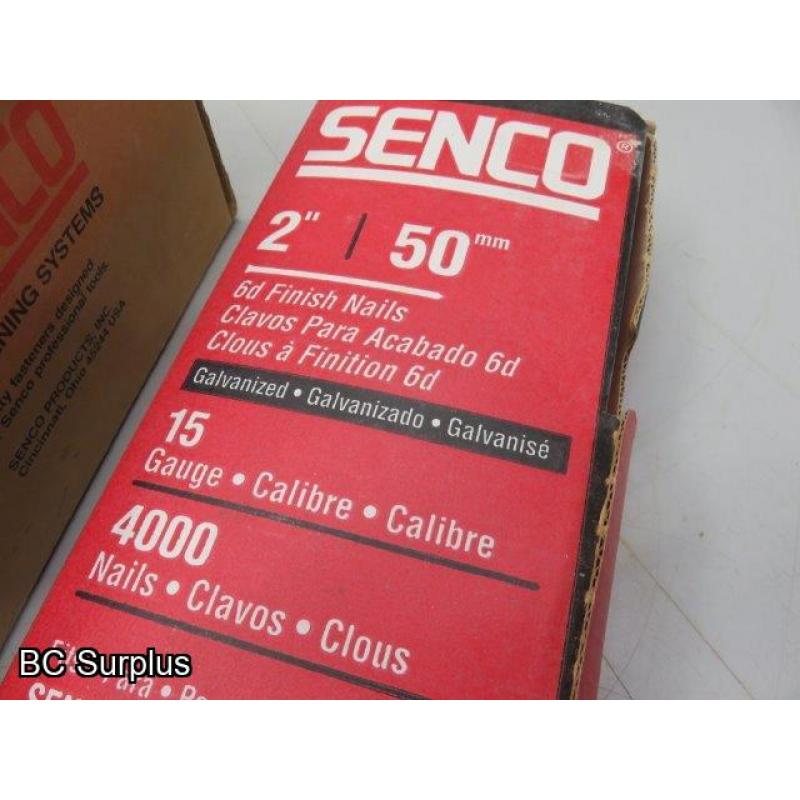 S-249: Senco Finishing Nails & Staples – 2 Boxes