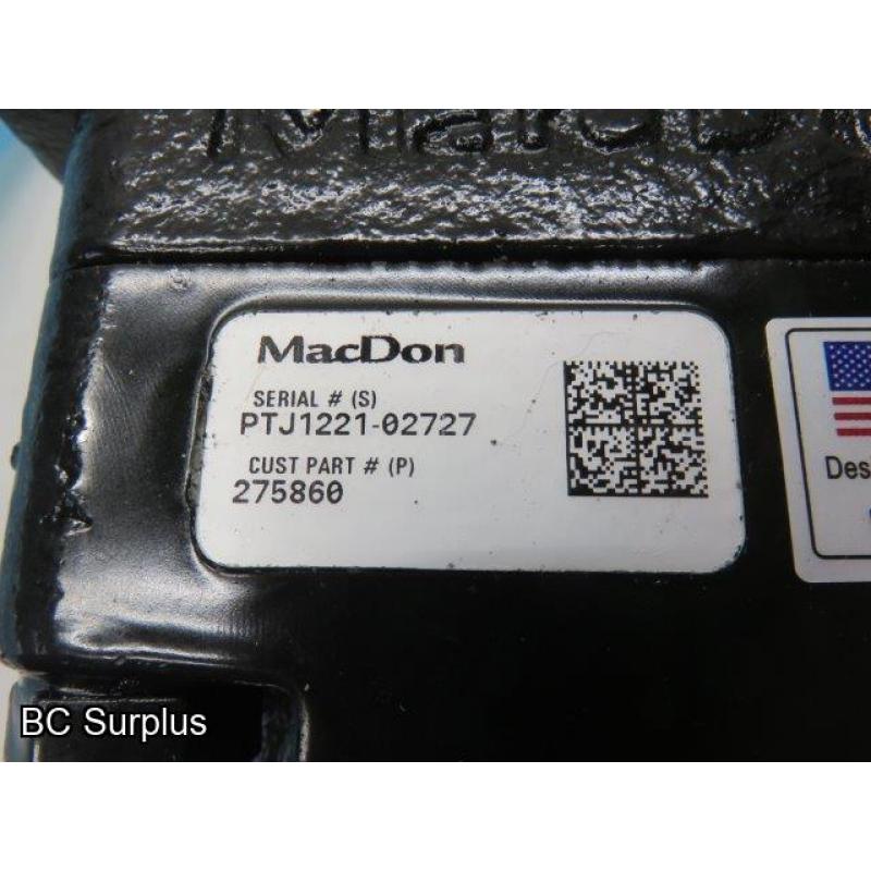 S-256: MacDon Hydraulic PTO Pump