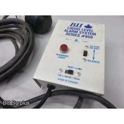 S-261: Sump Pump & Water Level Alarms – 1 Lot