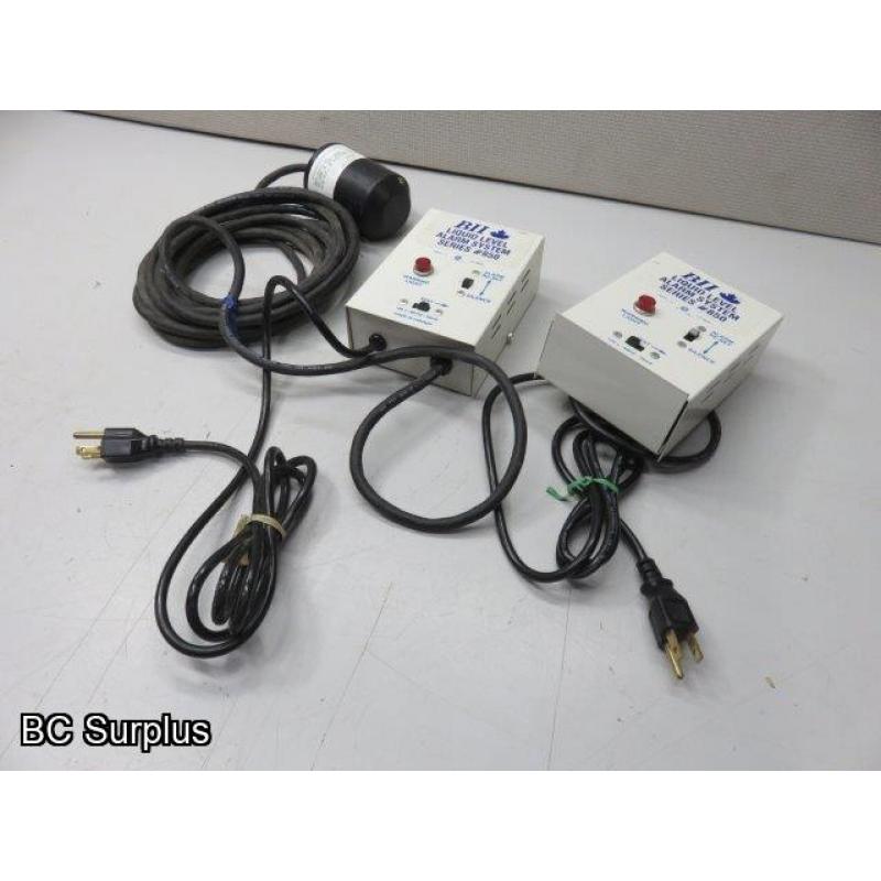 S-261: Sump Pump & Water Level Alarms – 1 Lot