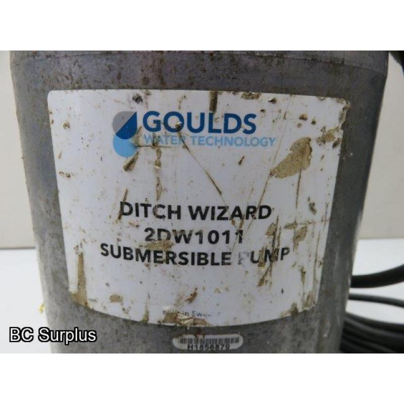 S-262: Goulds Heavy Duty Submersible Pump – 1 HP