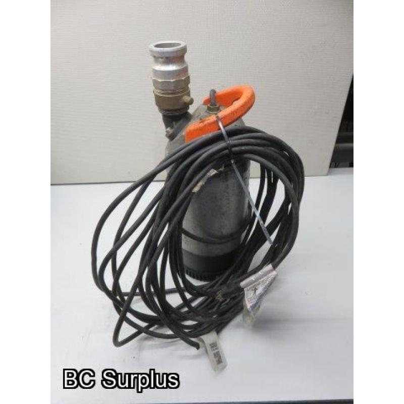 S-262: Goulds Heavy Duty Submersible Pump – 1 HP