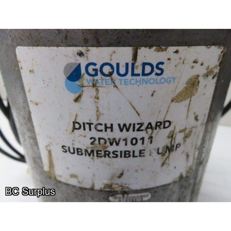 S-262: Goulds Heavy Duty Submersible Pump – 1 HP