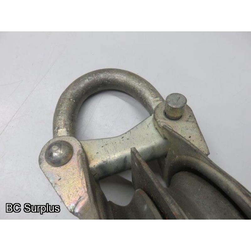 S-265: Rope or Cable Pulley – 2 Rollers