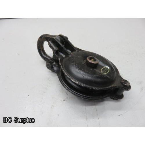 S-266: Rope or Cable Pulley – Single Wheel – 1.5 Ton