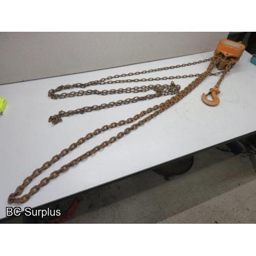 S-267: Chain Hoist – 1.5 Ton