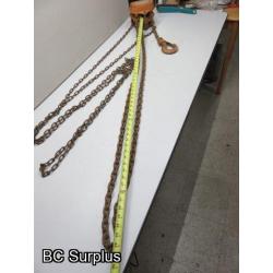 S-267: Chain Hoist – 1.5 Ton