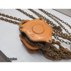 S-267: Chain Hoist – 1.5 Ton