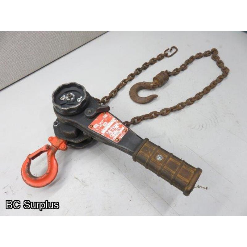 S-269: Jet Chain Hoist – 3/4 Ton