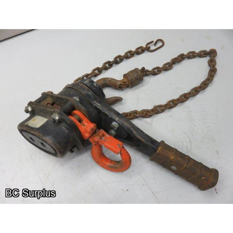 S-269: Jet Chain Hoist – 3/4 Ton