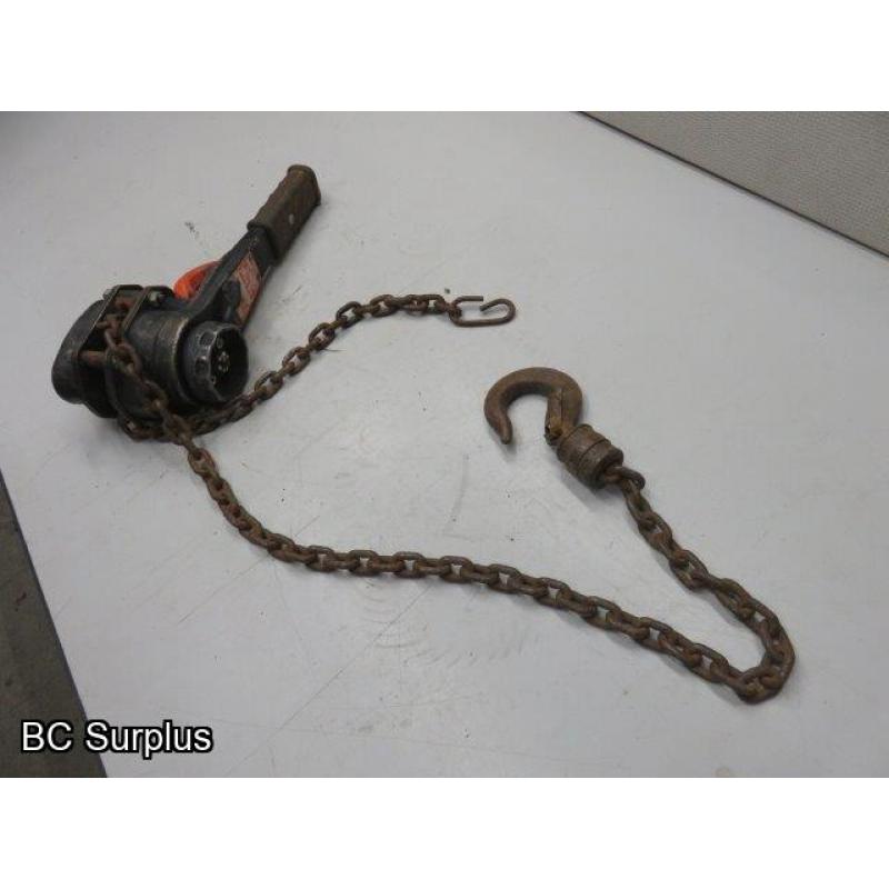 S-269: Jet Chain Hoist – 3/4 Ton