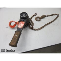 S-269: Jet Chain Hoist – 3/4 Ton