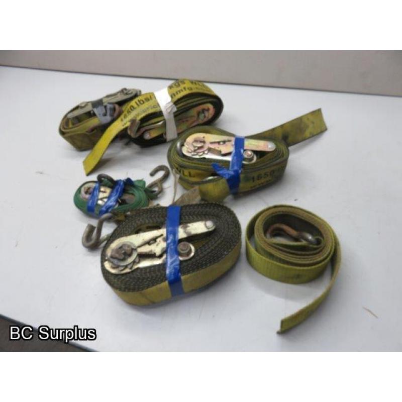 S-270: Rachet Straps & Cinches – 1 Lot