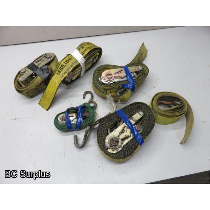 S-270: Rachet Straps & Cinches – 1 Lot