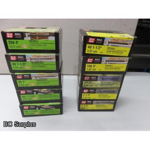 S-300: Grip Rite Hardware Packages – 10 Boxes