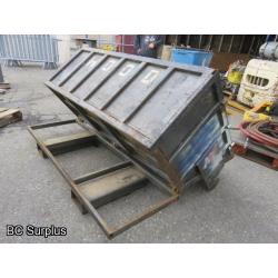 S-332: Steel-Framed Dump Bin with Fork Lift Pockets