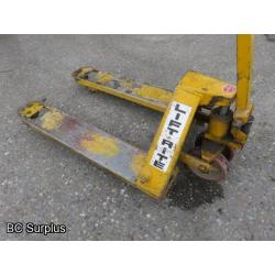 S-326: Lift-Rite 5000lb Short Fork Pallet Jack