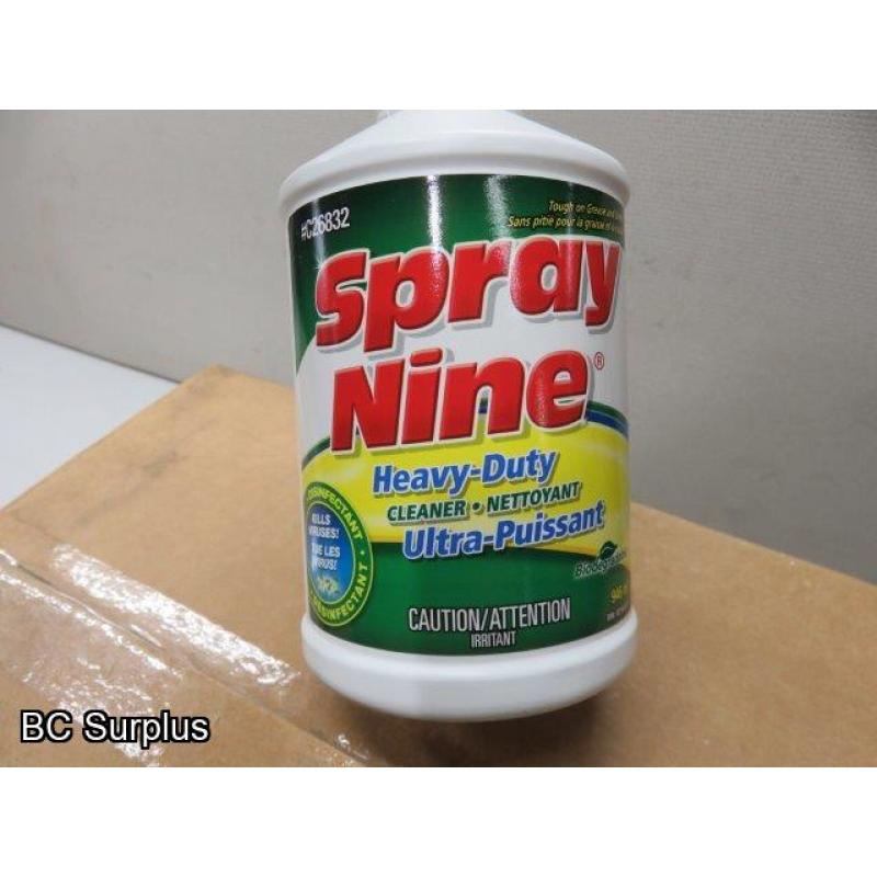 S-359: Spray Nine Disinfectant Cleaner – 1 Case