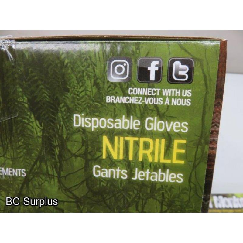 S-365: Watson Green Monkey 8 mil Disposable Nitrile Gloves – XL