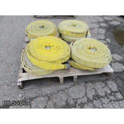 S-393: Fire Hose – 1.75 Inch – 50 Ft. Lengths – 8 Items